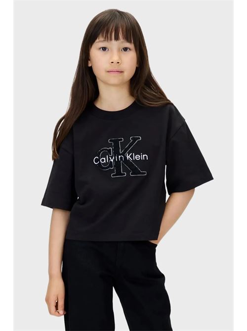 towling monologo ss t-shirt CALVIN KLEIN JEANS | IG0IG03031BEH